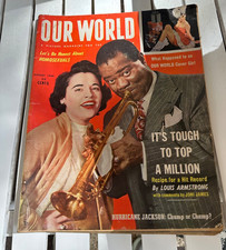 RARE August 1954  Our World Black American Magazine Volume 9 No. 8 picture