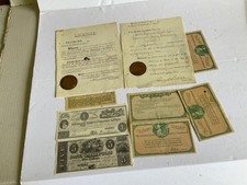BROWNSVILLE FERRY CO LIMITED 1881 LICENSE & CERTIFIED SGN ASSORTED DOCUMENTS picture