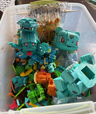 30 + lbs Mega Bloks Random Bulk with Pokemon Jumbo Charmander etc.  picture