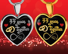 Personalized Engraved 44th Wedding Anniversary Gift For Her, Married 44 Years picture