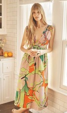 Anthropologie Roopa Pemmaraju Nerida Midi Dress Size XL  picture