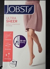 Jobst Ultra Sheer Medical Compression stocking, beige, 30-40mmhg, knee, Small picture