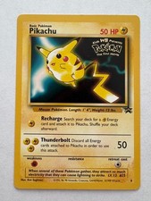 Pikachu The First Movie Promo Card WOTC 4 Pokémon TCG Vintage Kids WB Nintendo picture