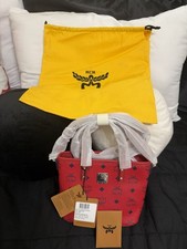MCM Aren Viseto Coated Canvas Tote Mini picture