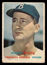 1957 Topps #173 Roger Craig VG picture