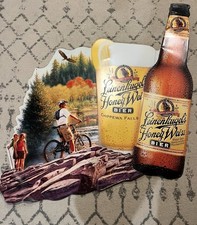 Vintage 2005 Leinenkugel Honey Weiss Bier Beer Huge Outdoor Theme Metal Tin Sign picture