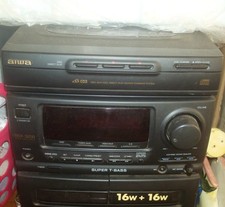 Aiwa NSX-3200 Stereo Radio Works CD & Tape Not Working Properly No Remote picture