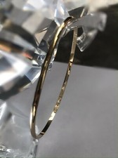 Solid 9ct Yellow Gold Bangle Brand new picture