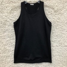 Athleta Tank Top Shirt Medium Adult Black Limetless Athletic Sleeveless Womens M picture