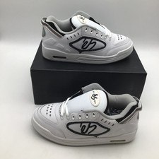 eS Creager Mens Skate Shoes White Grey Black 5102000062 Size 8 NEW picture