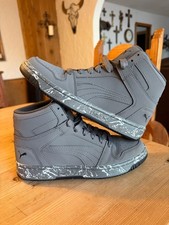 Puma Rebound Layup Size 6 Grey Marble High Top Sneakers picture