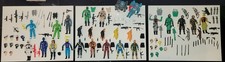 Huge Lot 21 Black Major and Lady Jaye Customs with accessories GI Joe Cobra... picture