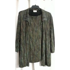 Vintage Multi-Color Striped 2-Piece Top & Jacket Set picture