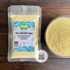 Kaffir Lime Peel Powder 50g aromatic Indonesian citrus botanical picture