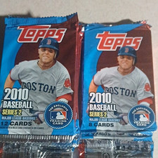 2010 Topps Baseball Series 2 Unopened Sealed Packs Lot - 8x 12-Card + 4x 8-Card picture