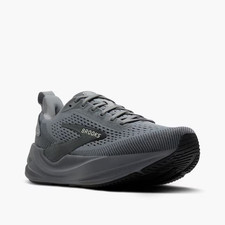 Brooks Running Shoes Men's Ghost Max 4 Extra Wide 4E Grey/Grey/Ebony picture