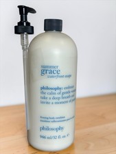 Philosophy Summer Grace Waterfront Escape Firming Body Emulsion 32 oz w/Pump picture