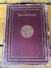 Rare Vintage 1880s WORKS OF SHAKSPEARE Life, Glossary, Etc. Antique SHAKESPEARE picture