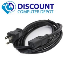 Power Cord Cable 3 Prong Universal Standard 5ft PC Computer HDTV Monitor picture