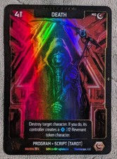 Death Tarot C Foil 158/255 Neuroscape TCG  picture