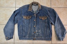 Vintage Expression Denim Jacket Western Ranch Cowgirl Distressed Coat picture