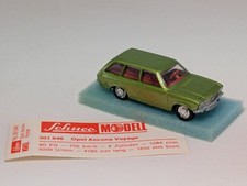Vintage Schuco Modell 1:66 Opel Ascona Voyage Wagon Green Germany Diecast 846 picture