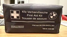 BMW Universal First Aid Emergency Medical Kit Pouch Black 6949966 picture