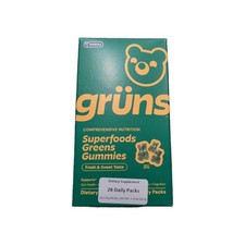 Gruns Superfoods Greens Gummies 28 Daily Packs NEW EXP 12/2027 28 Day Supply picture