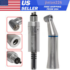 Dental Slow Low Speed Handpiece Push Contra Angle NSK Style Air Motor 4Holes picture