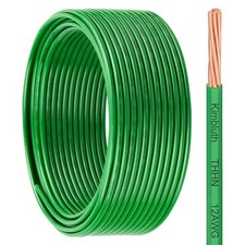 THHN Wire 12 Gauge 50 FT Stranded Copper Wire, Green picture