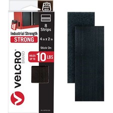 VELCRO Brand Heavy Duty Fasteners | 4x2 Inch Strips with Adhesive 8 Sets | Ho... picture