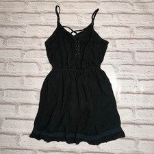 Hollister-co Women's Black and Grey Dress picture