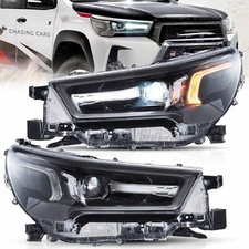 VLAND Fit 2021-2024 Toyota Hilux Projector LED Headlights plug and play Pair picture