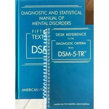 New DSM 5 TR Hardcover & Desk Reference Spiral bound Combo Pack USA Stock USPS picture