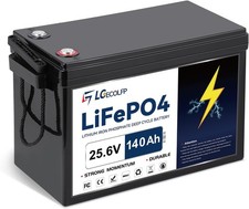 24V 140Ah LiFePO4 Lithium Battery for RV Marine Solar Trolling Motor 100A BMS picture
