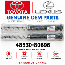 2012-2015 Toyota Prius Rear Shock Absorber Set (2)  GENUINE OEM PART 48530-80696 picture