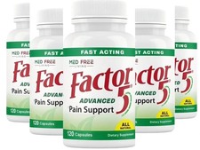 1-5PK Factor 5 Organic Joint & Muscle Support Complex 120ct Capsules picture