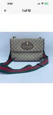 Gucci GG Supreme Neo Vintage Brown Canvas USA AUTH picture