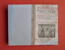 Rare Antique Theological Book - 1665 - By the Italian Jesuit Tommaso Tamburini  picture