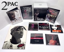 Tupac Shakur 2PAC Collection 10pc Lot - Thug Angel Box Set DVDs CDs Book Imports picture