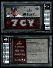 Roger Clemens 2007 Upper Deck Premier Remnants 3 Stat 7CY card #68/75 BGS 9 picture