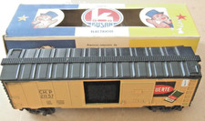 RARE VINTAGE JUGEUTES MEXICANOS KUSAN O-GAUGE CH.P 21137 DEL FUERTE BOXCAR picture