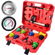 18pcs Universal Radiator Pressure Tester Kit Coolant Vacuum Type Cooling System picture