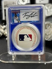 2024 Niue 1 oz Silver MLB PCGS PR70 Tommy Edman Hand Signed Celebrity Mint picture