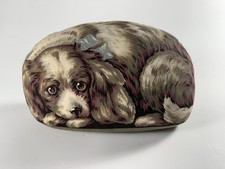 The Toy Works Cocker Spaniel Dog Pillow Vintage 1979 Middle Falls, NY Fabric picture