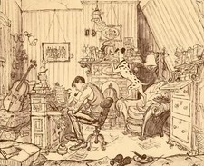 Roger and Pongo (101 Dalmatians) : Ken Anderson : Archival Quality Art Print picture