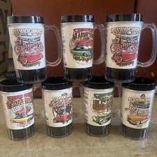 Vintage Goodguys Collectible Car Show Insulated Travel Mug Lot of 7 (2004–2007) picture