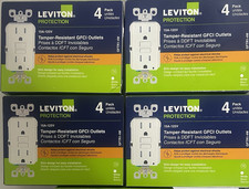 Leviton Protection GFTR1-4W  Tamper Resistant GFCI Outlets 4 Box  picture