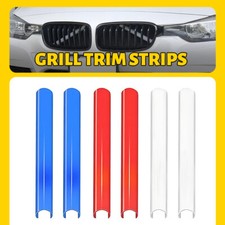 2X Car Front V Brace Grill Strip Cover Trim for BMW X3 X4 X5 F25 F26 G01 G02 G05 picture