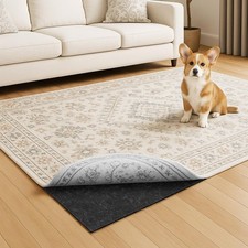 Warmstar 5x7 FT Non Slip Waterproof Felt Rug Pad 1/8